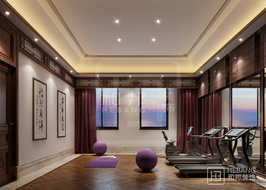 別墅里的健身房如何設計以及設備如何處理？