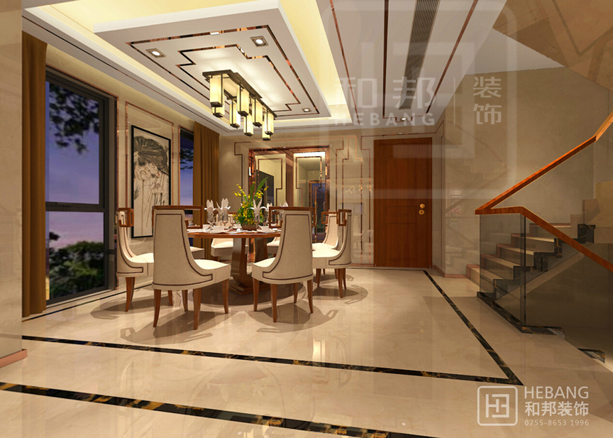 別墅設計裝修餐廳時要注意這4個方面！